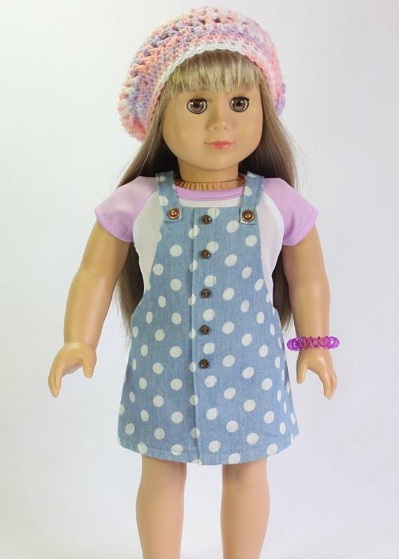 Forever 18 Inches Faux Button Jumper Doll Clothes Pattern 18 inch ...
