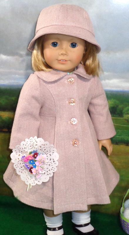 Classic Coat and Hat 18 inch Doll Clothes PDF Pattern Download | Pixie ...