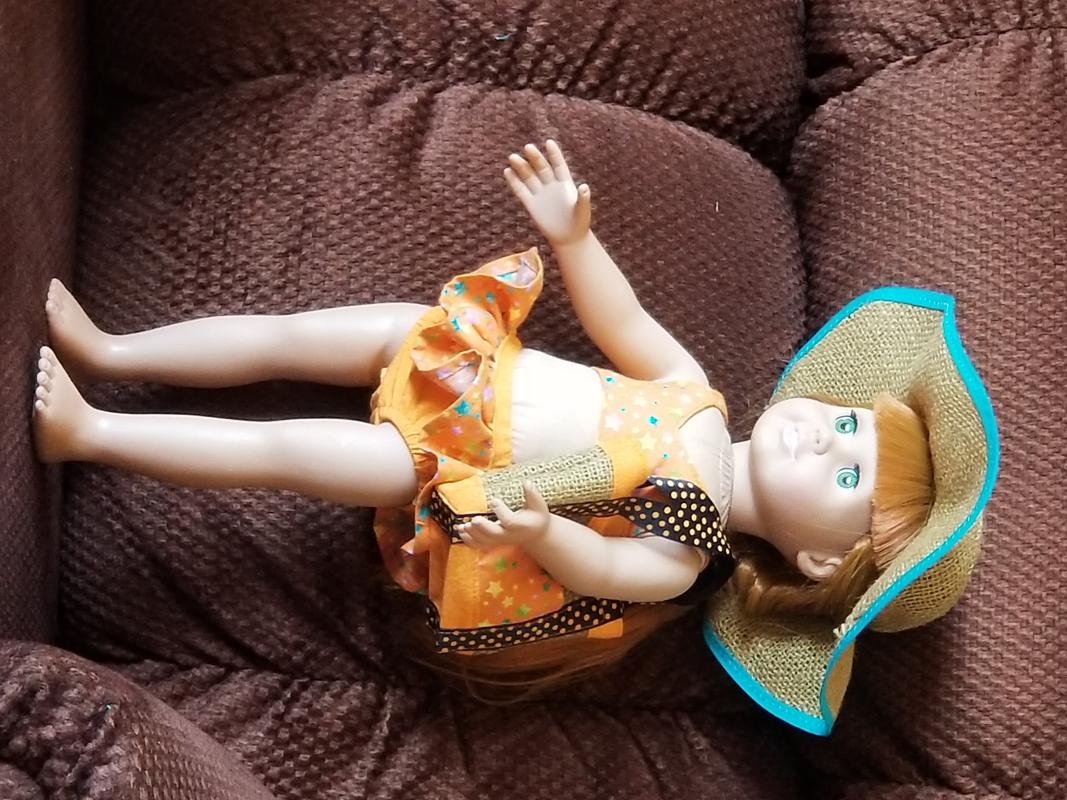 My Angie Girl Sun Bathing Cutie Doll Clothes Pattern 18 Inch American 3202