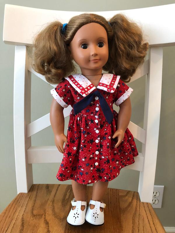 Forever 18 Inches Easy Sleeves Dress Doll Clothes Pattern 18 inch ...