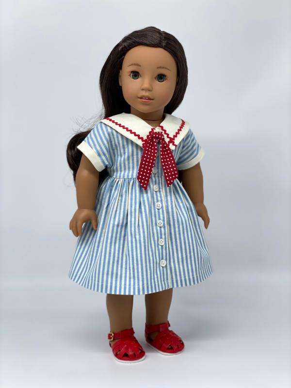 Forever 18 Inches Easy Sleeves Dress Doll Clothes Pattern 18 inch ...