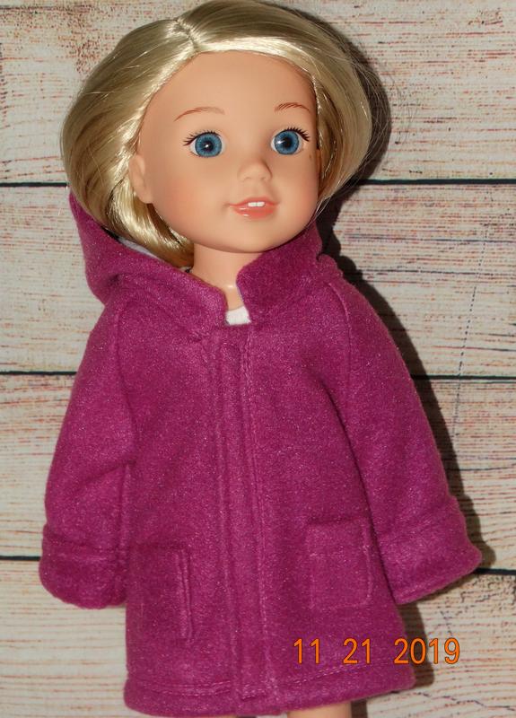 Liberty Jane Oxford Square Coat Doll Clothes Pattern For 14-14.5 Inch ...