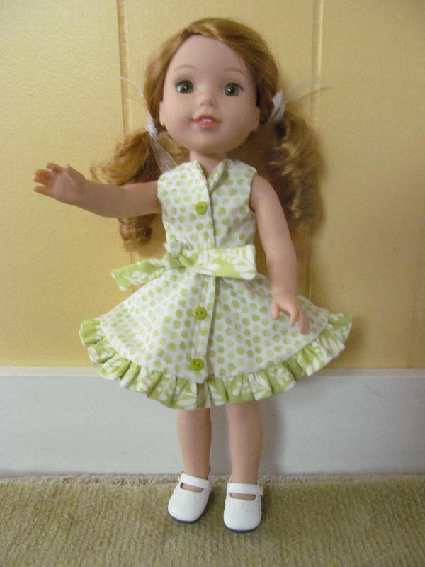 Little Miss Muffett Topsy-Turvy Doll Clothes Pattern WellieWishers ...