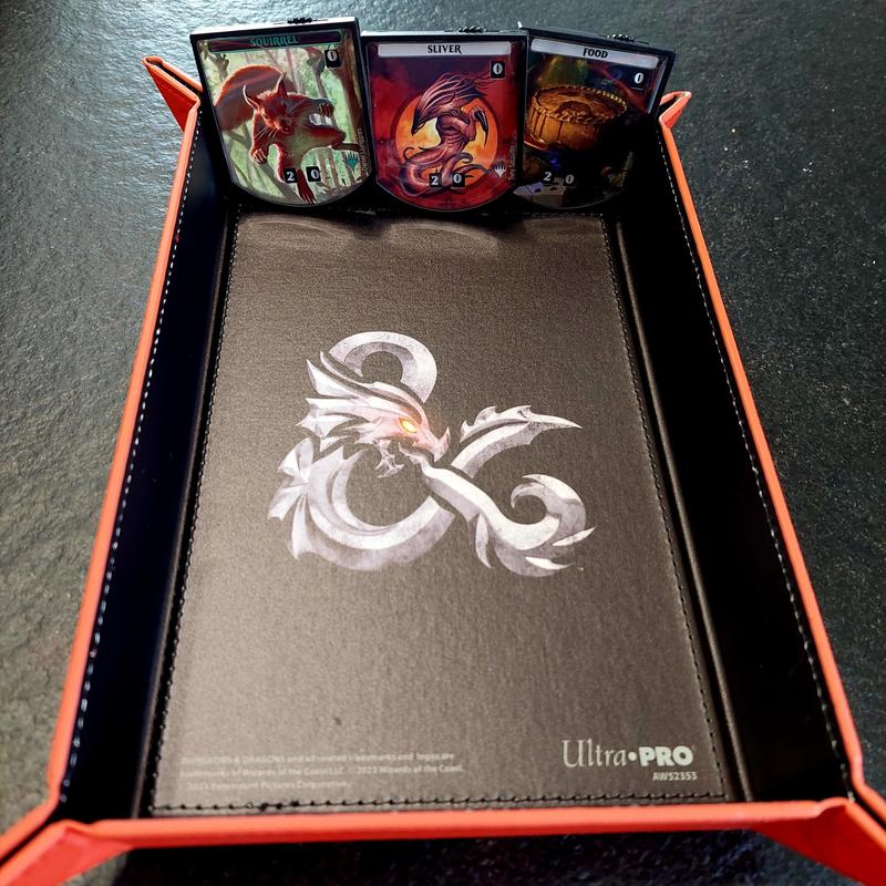 Honor Among Thieves Printed Leatherette Foldable Dice Tray for Dungeons