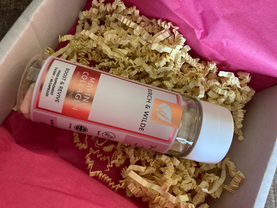 Marine Collagen Capsules 1200mg 45 Day Supply Birch & Wilde