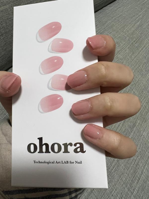 新品 ☆ ohora ジェルネイルシール N Milk Rose - ジェルネイル