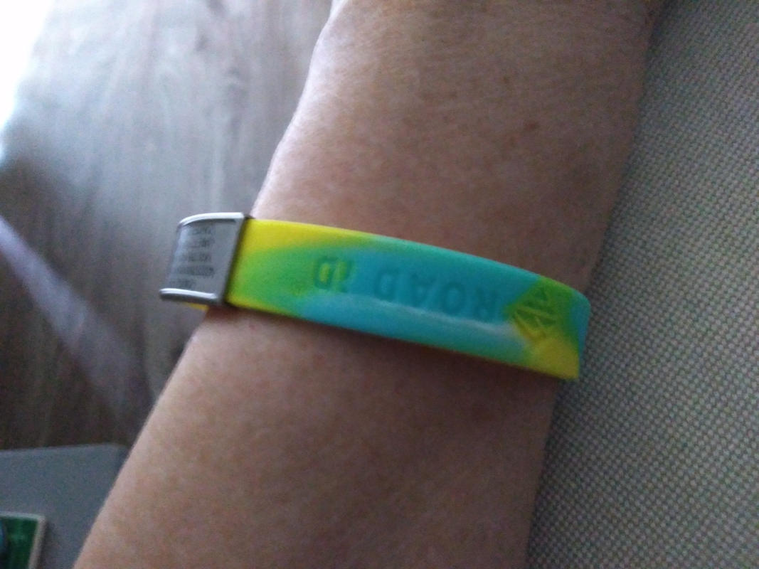 Wrist ID Stretch Silicone ID Bracelet 13 MM ROAD iD