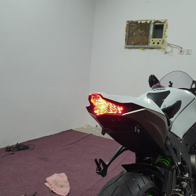LED Taillight with Integrated turn signals for Kawasaki Z1000 2014/2016 and ZX10R 2016 Smoke 