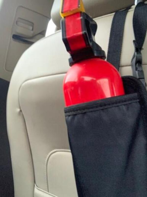 New Car Fire Extinguisher Fixed Storage Bag Car Seat Back Bag Car