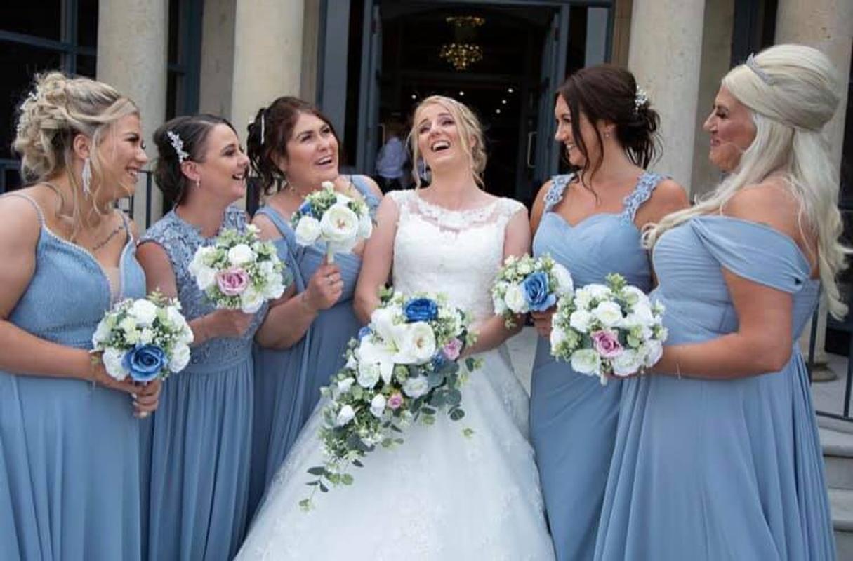 Light jade bridesmaid clearance dresses