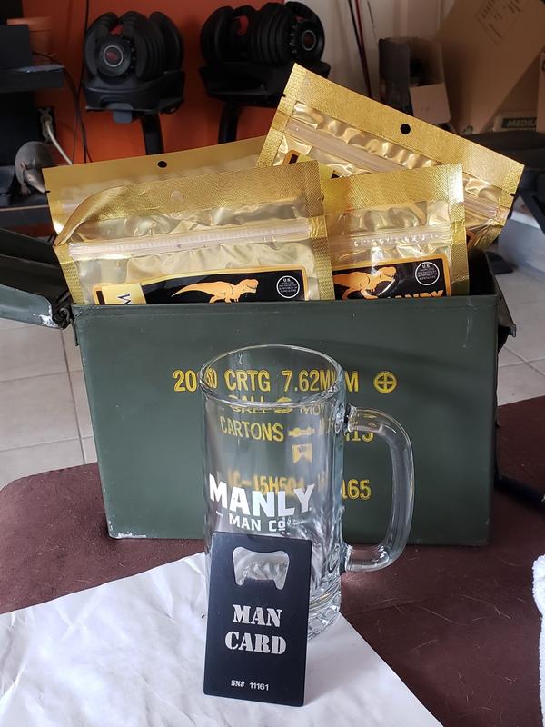 Booze Infused Jerky Ammo Can // Gift Basket // Manly Man Co®