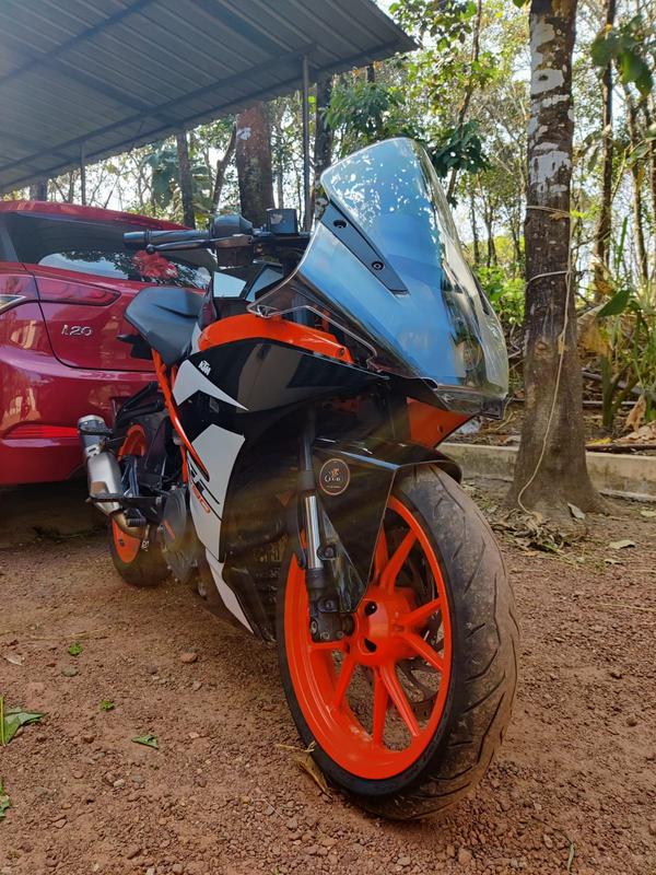 ktm rc 390 racing bubble windscreen