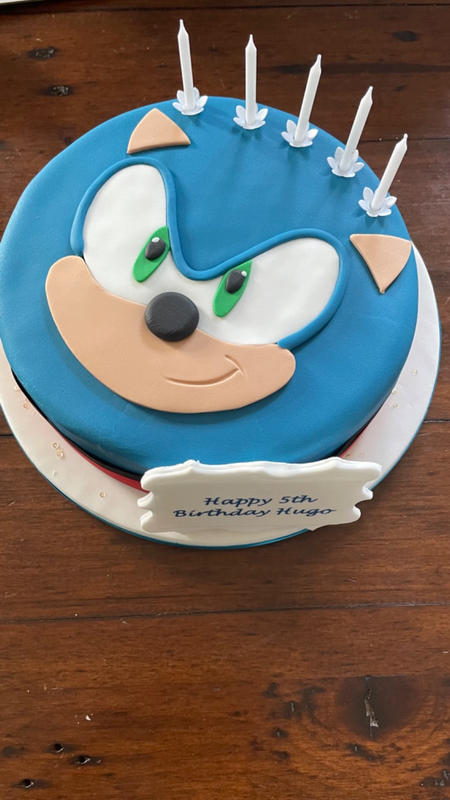 Sonic the Hedgehog Movie Cake Singapore - River Ash Bakery