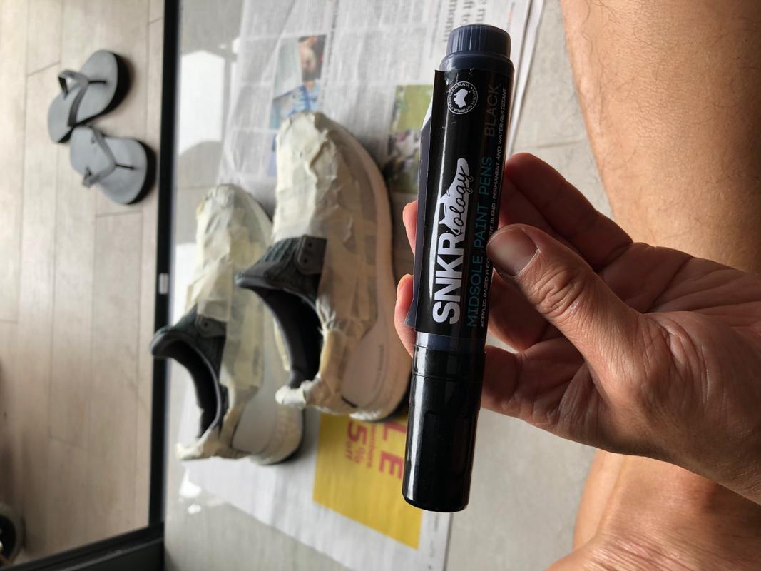 Midsole Paint Marker Black SNKROLOGY Made in Australia LaceSpace