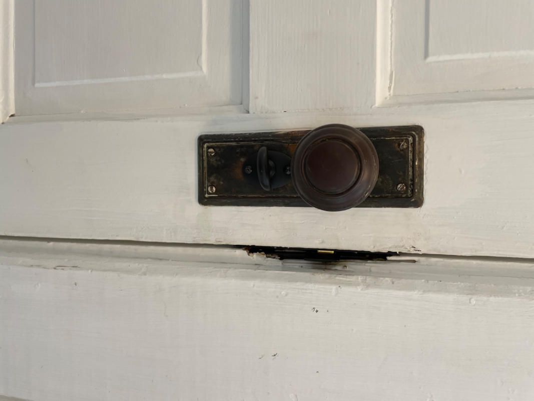 Classic Brass Interior Mortise Lock Set With Thumbturn