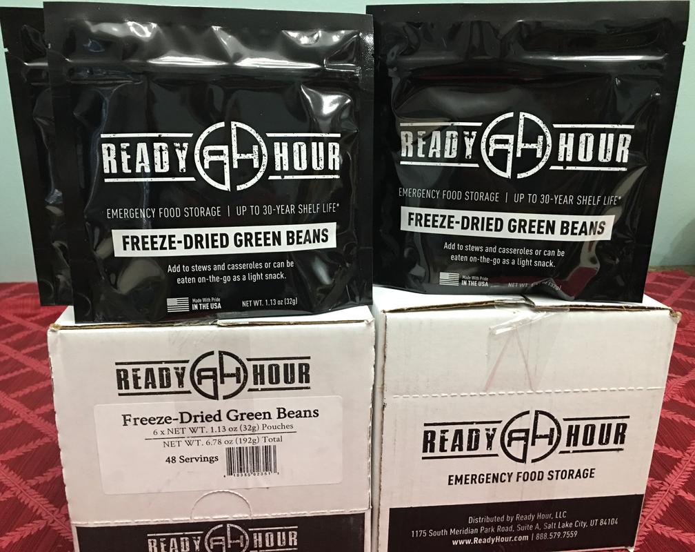 FreezeDried Green Beans Emergency Food Case Pack Ready Hour Bulk