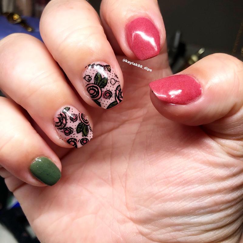 Bunny Hop Spring Occasions Nail Stamping Plate | Maniology