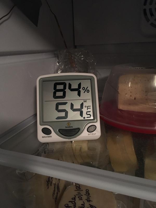 Hygrometer and Thermometer by ThermoWorks Cheese Making