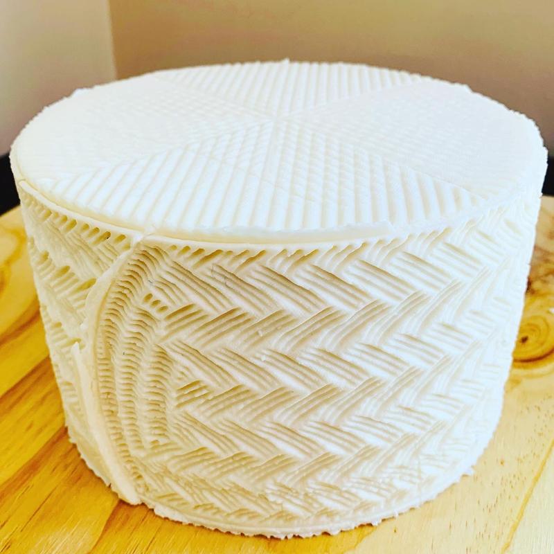 Manchego Cheese Mold with Traditional Pattern Cheese Making