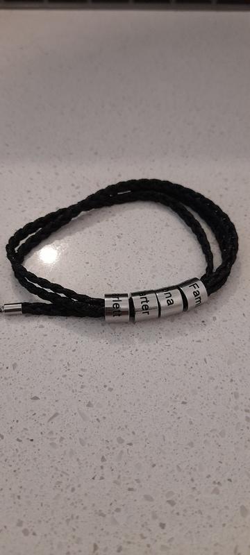 custom bracelets leather braided