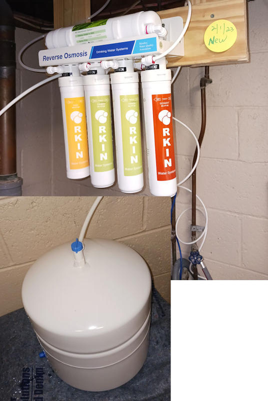 RKIN Flash Undersink Reverse Osmosis System with Chrome LeadFree Fauc