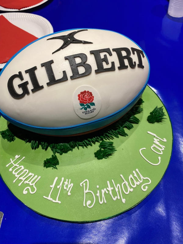 The Rustic Rose Cake Company - A special cake for an England rugby fan...  this was lots of fun to make! | Facebook