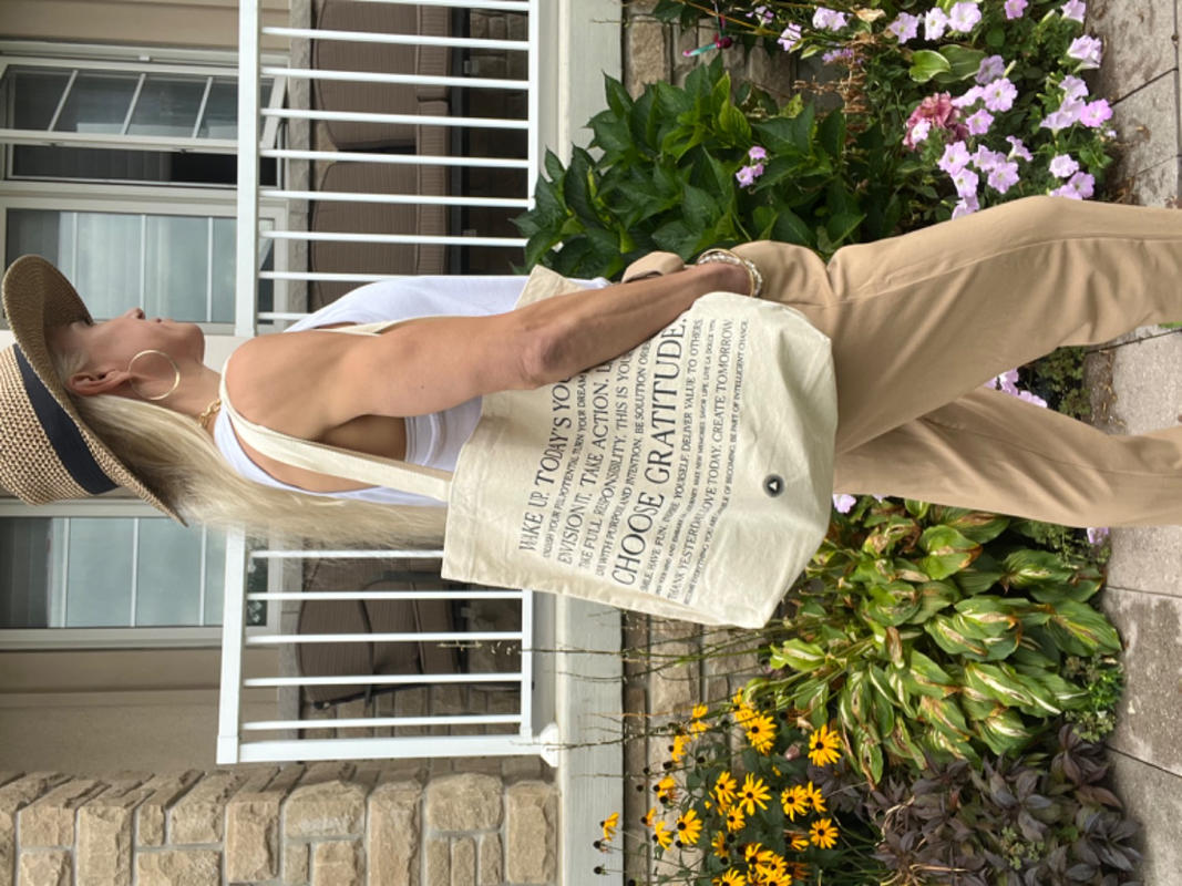 Organic Cotton Tote Bag – Choose Gratitude by Intelligent Change