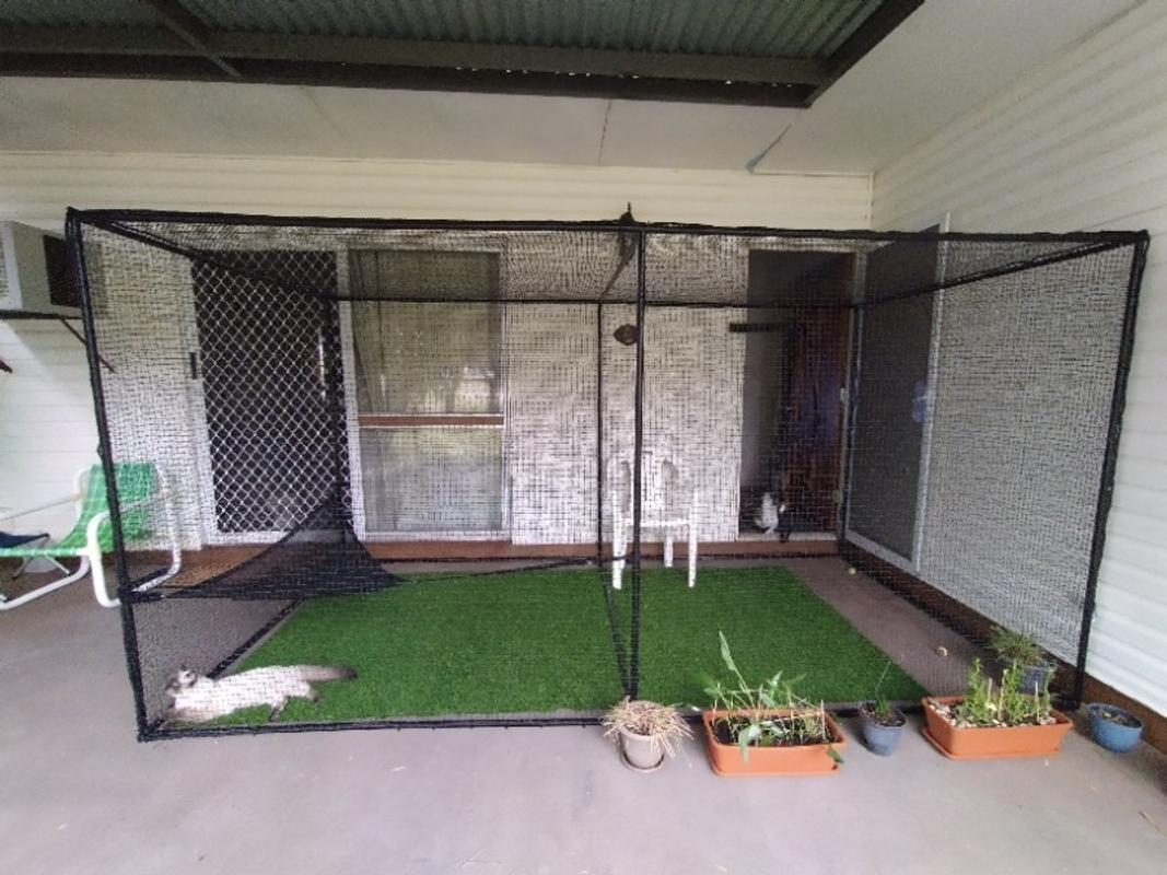 Double Size 3.6m Freestanding Cat Enclosure – Catnets