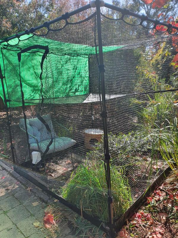 Premium Shade Sail to suit all Freestanding Cat Enclosures