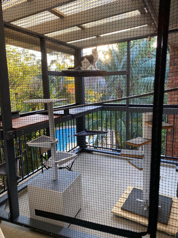 Premium Cat Netting W/ Stainless Steel (bythemetre)