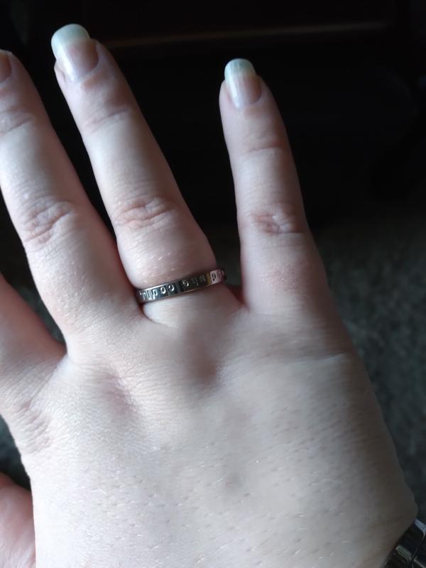 She Believed She Could, So She Did (shiny) Ring size - MantraBand 