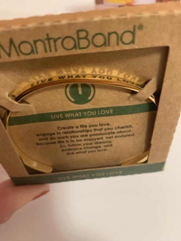 Live What You Love Bracelet - MantraBand® Bracelets