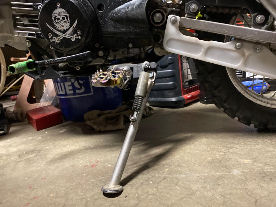 klx110 kickstand