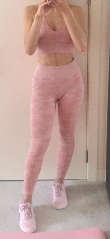 Evolve Camo Seamless Leggings - Pink – AYBL