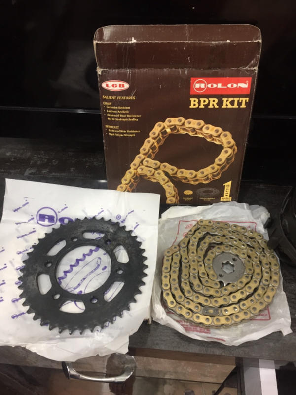 LRL Motors Yamaha R15 v1 Rolon Brass chain & Sprocket Kit Review