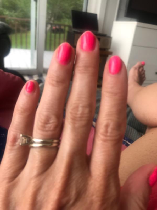 Neon Pink Nails | Bright pink nails, Pink gold nails, Nails