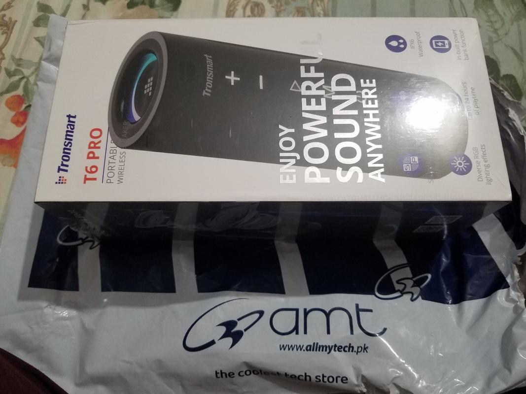 Tronsmart T6 Pro 45W Bluetooth Speaker 360 Degree Design - Black