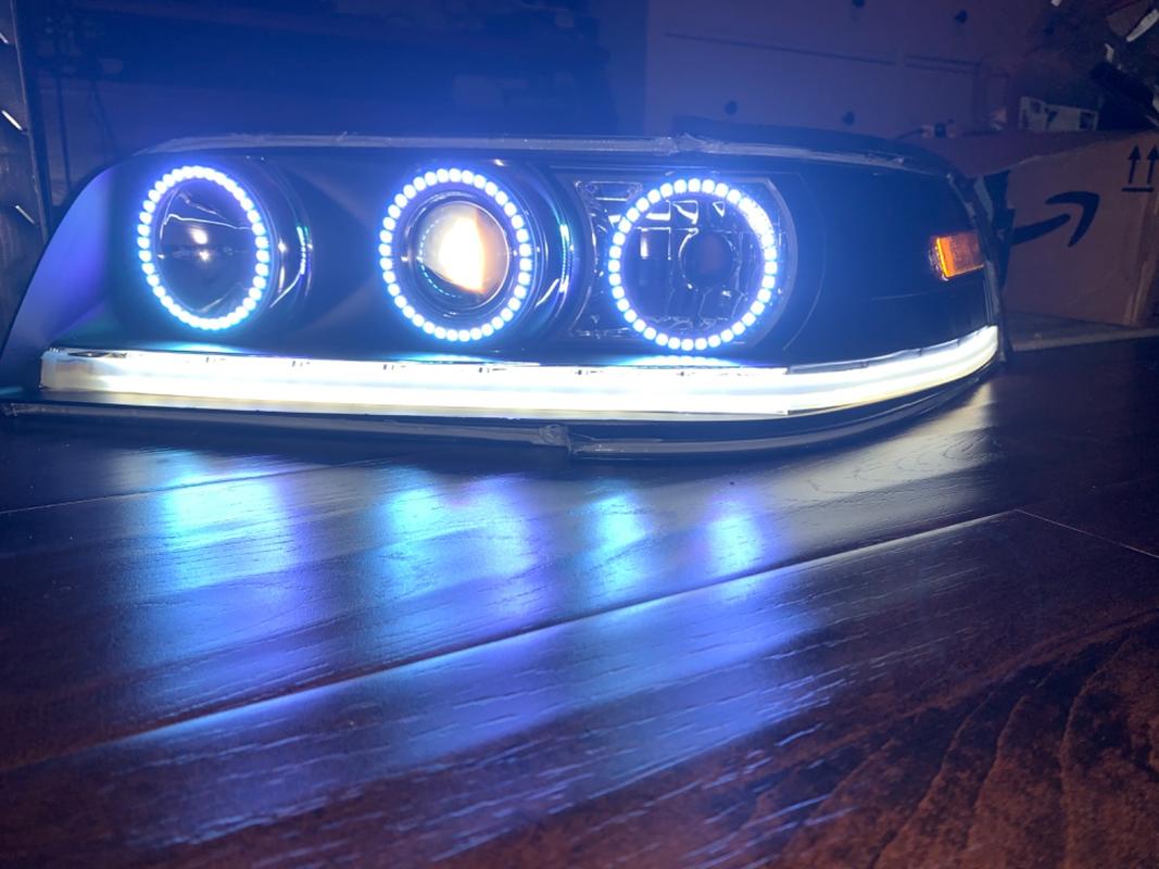 crown victoria halo headlights