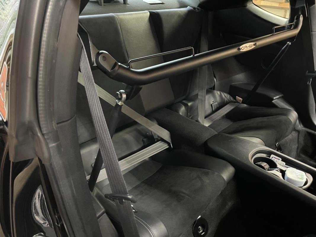 Cipher Seat Belt Harness Bar Toyota Corolla AE86 (19831987) Black