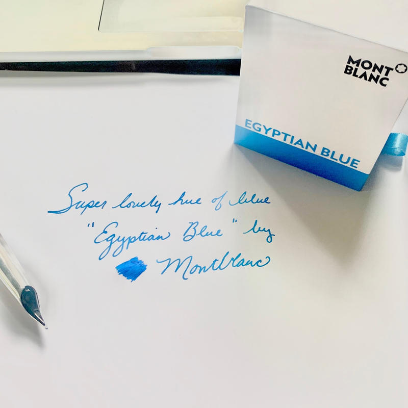 Maya Blue Ink Review Montblanc Lapis Lazuli Ink Montblanc Egyptian