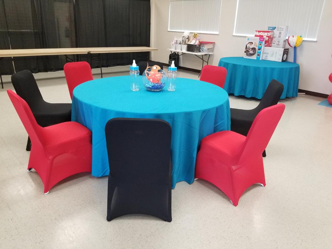 160GSM Red Stretch Spandex Banquet Chair Cover TableclothsFactory