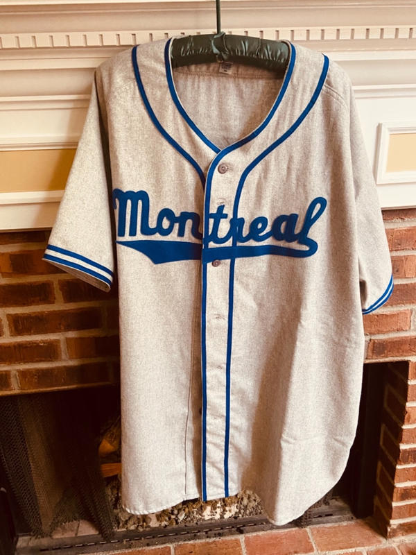 Montreal Royals 1946 Road Jersey  Montreal, Jersey, Athletic jacket