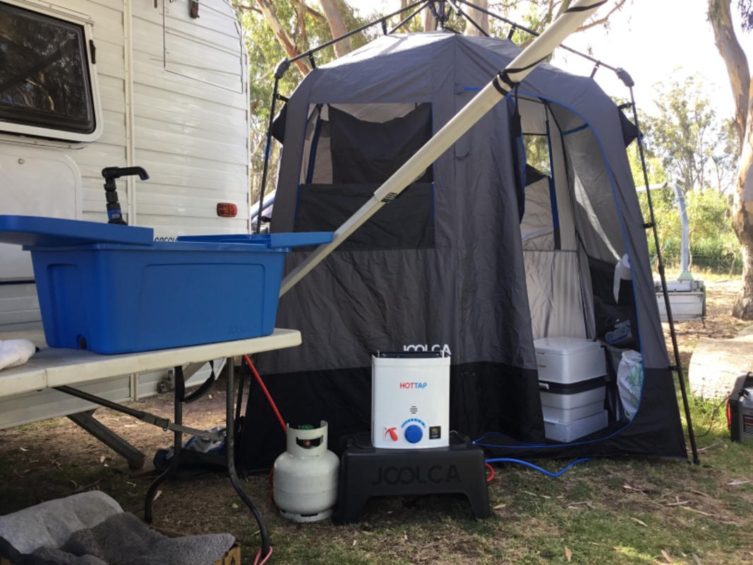 Double Ensuite Camping & Shower Tent Joolca