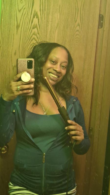 foxybae titanium curling wand