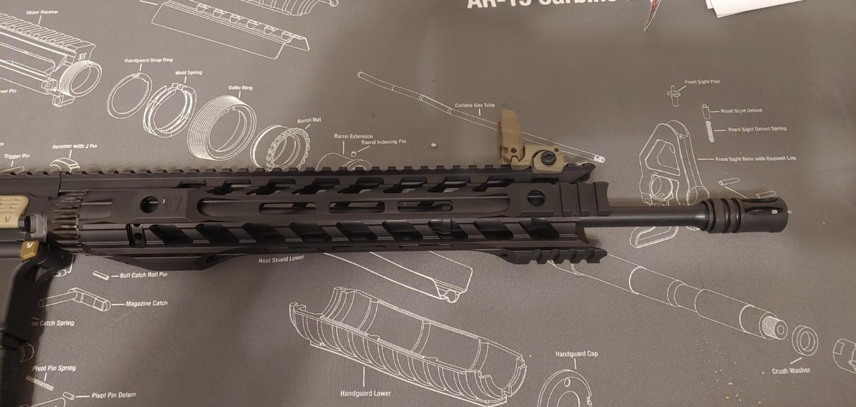 Fortis Night Rail 5.56 M-LOK Handguard - Black - AR15Discounts