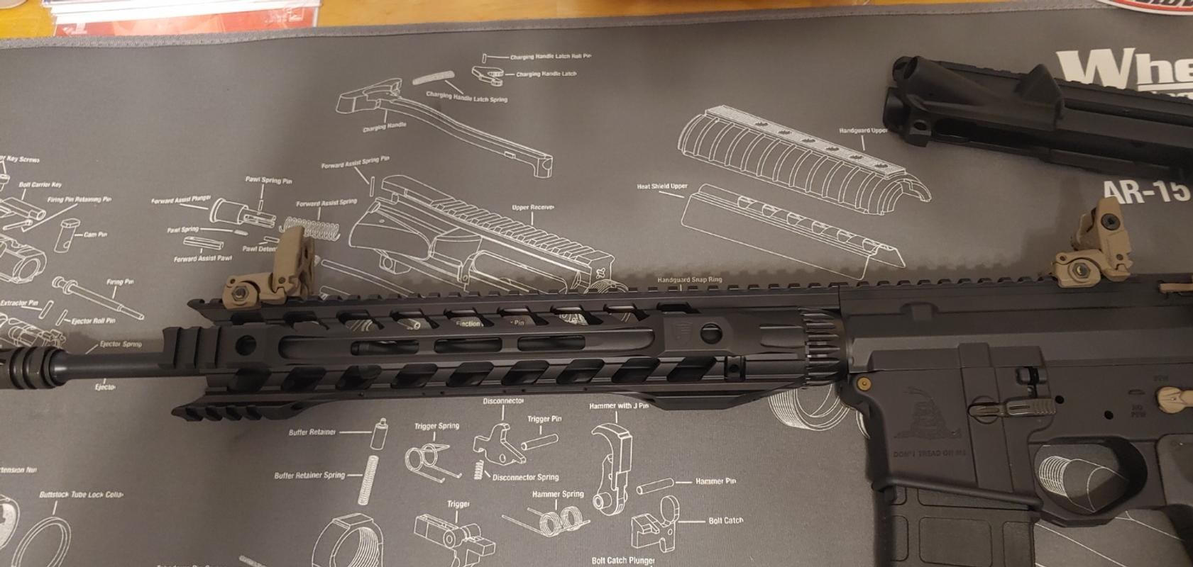 Fortis Night Rail 5.56 M-LOK Handguard - Black - AR15Discounts