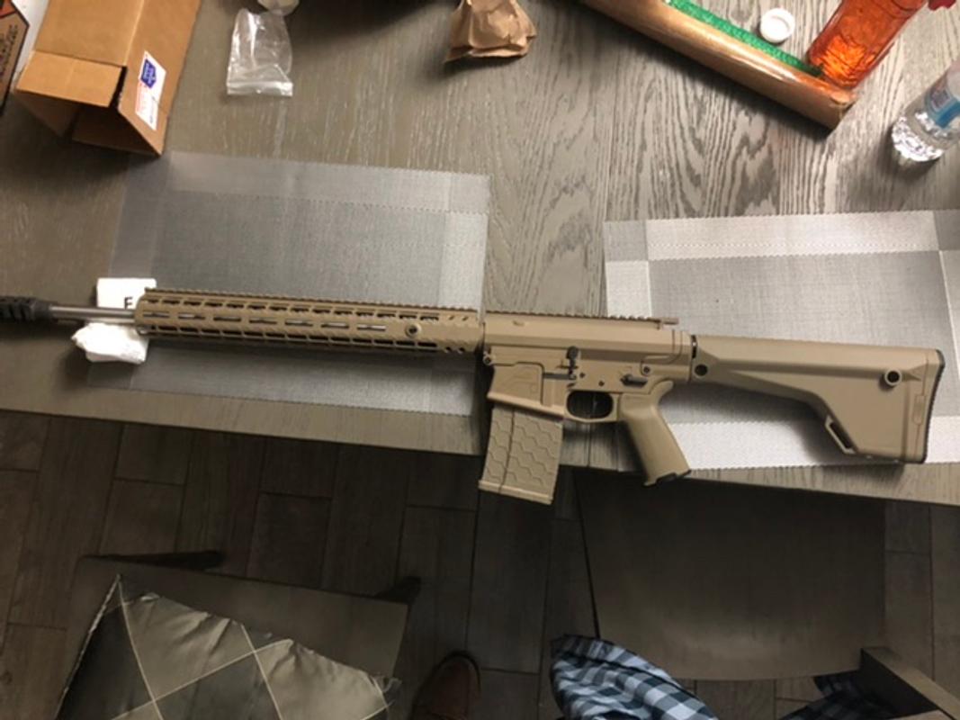 aero precision quad rail handguard gen 1 fde