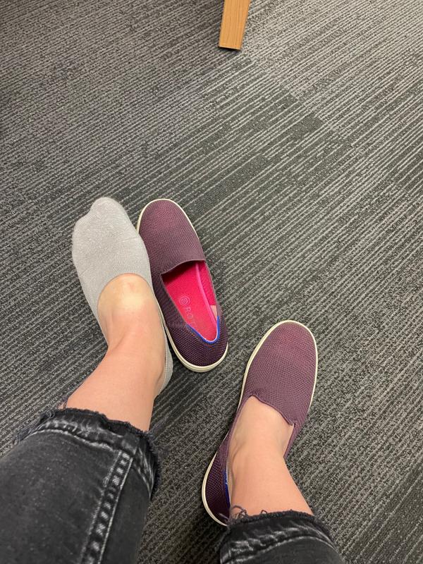 socks with rothys sneakers