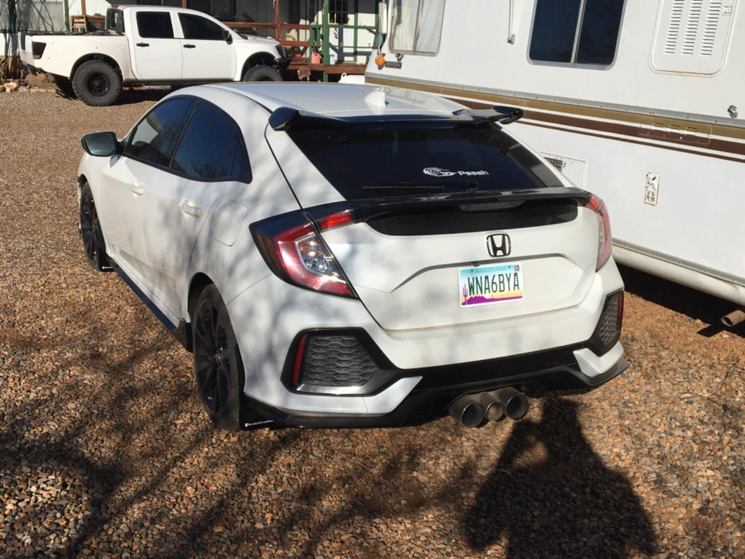 Rally Armor Ur Mud Flaps Honda Civic Hatchback Sport 2017 2019 Hoonigan