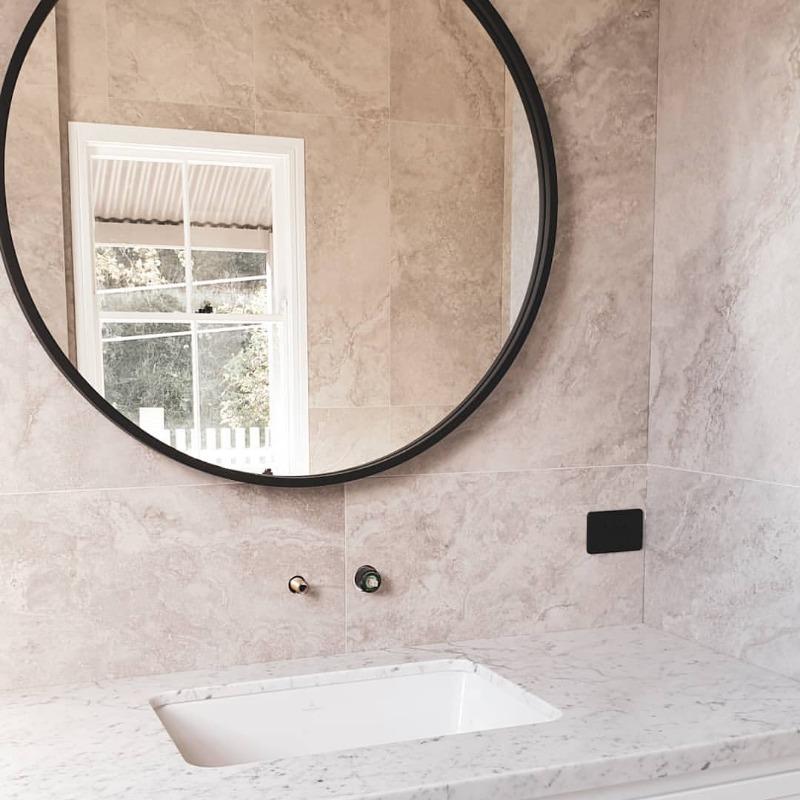 Leonard Black Bathroom Wall Mirror — SHINE MIRRORS AUSTRALIA